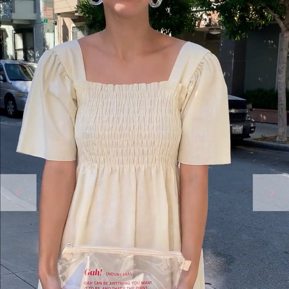 Lisa says gah! NWT Toni dress in oat milk
